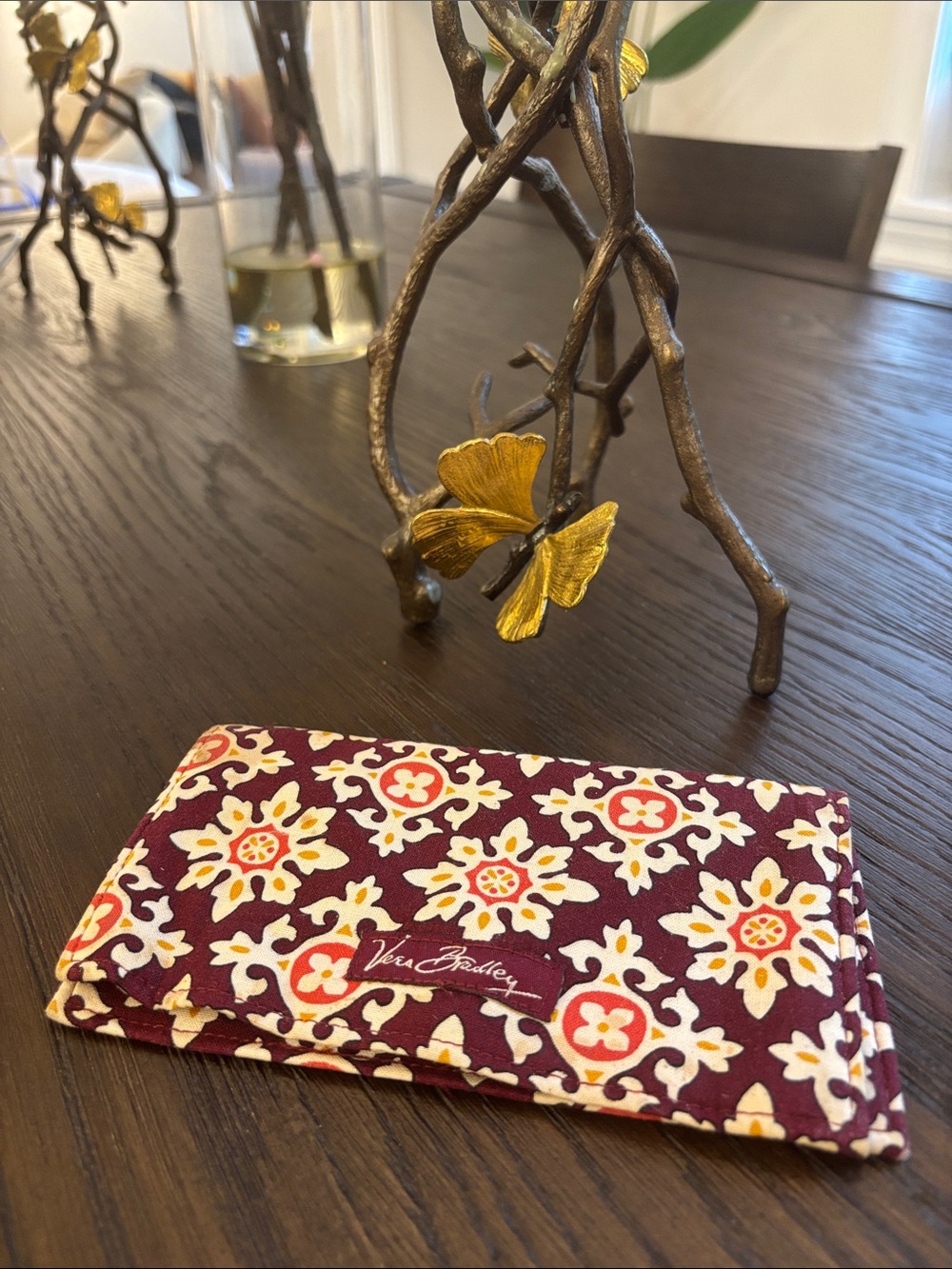 Vera Bradley Retired Medallion Print Checkbook Cover